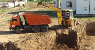 Котлован для дома Каменка, цена от 312 руб./м3.