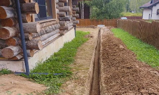Ручная копка траншей в каменке - цена от 935 руб. - 2Землекопа-Кам
